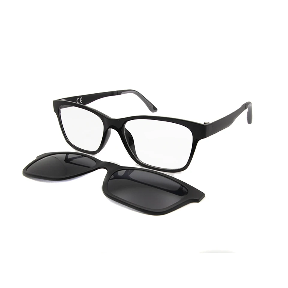 Очки солнцезащитные квадратные легкие с магнитной застежкой для мужчин и