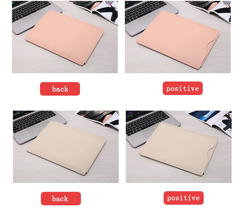 Сумка для ноутбука из искусственной кожи для Macbook Air retina 11 12, новинка 13 15, чехол для ноутбука с сенсорной панелью для Xiaomi 13,3 15,6 Surface Pro 4 5 6