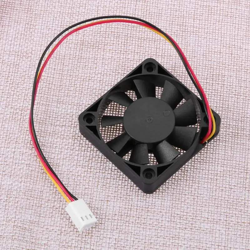 10 шт. 3 Pin кулер для процессора DC 12 В чехол для компьютера 3 Pin 5 см вентилятор охлаждения радиаторы радиатор для ПК компьютер Настольные компьютеры 50x50x10 мм