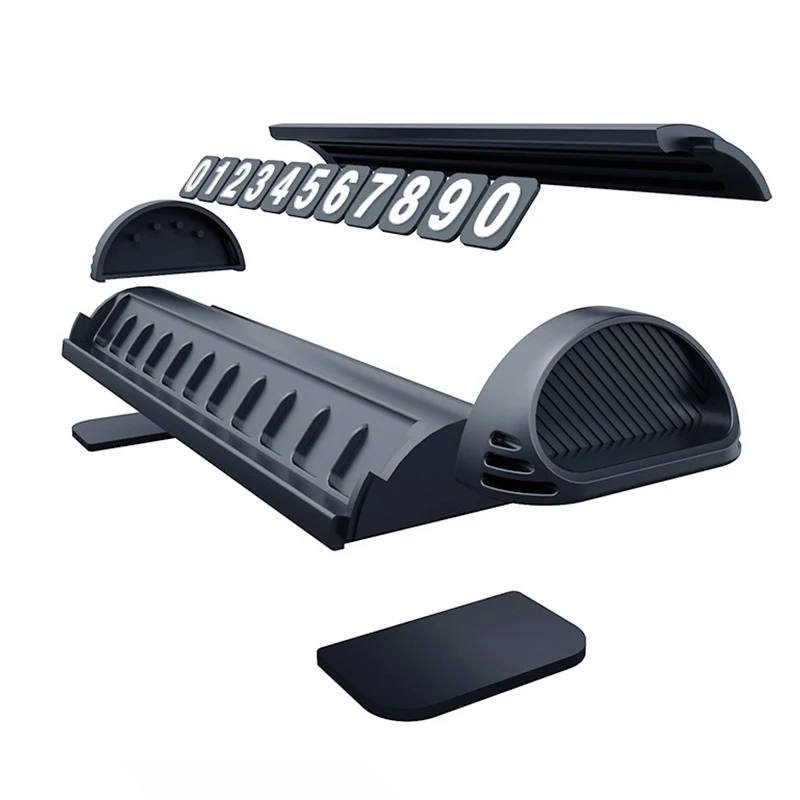 Скрытый переключатель номер телефона карта для парковки автомобиля Стайлинг