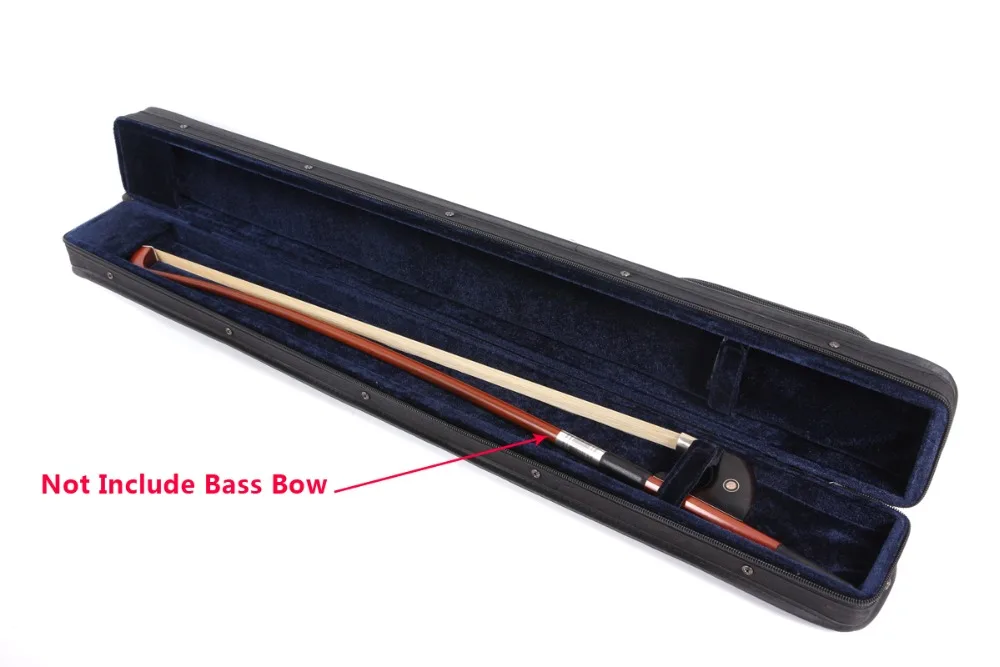 

New Upright double bass Bow Case Bow Bag Hold 2 pcs bow Hard Case light Strong