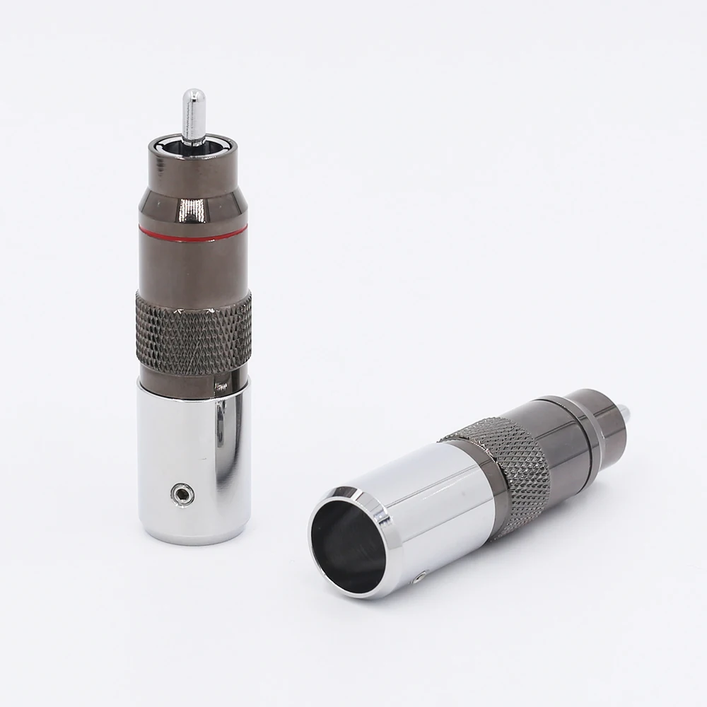 4 шт. Hi-End HiFi родиевое покрытие отпайка терминал RCA HIFI DIY Латунное покрытие родиевое аудио, видео разъемы ТВ тюнер RCA