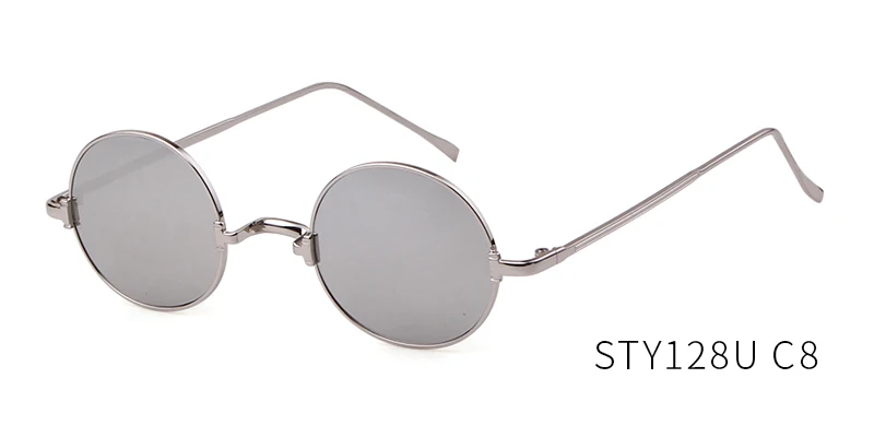 Long Keeper Round Sunglasses Men Women Fashion Retro Metal Sun Glasses Eyeglasses Eyewear Spectacles HD Lens Shade UV400 Outdoor