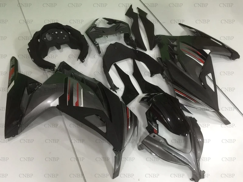 Обтекатель для мотоцикла Zx300r 2015 Kawasaki 2013 Обтекатели из черного и серого АБС