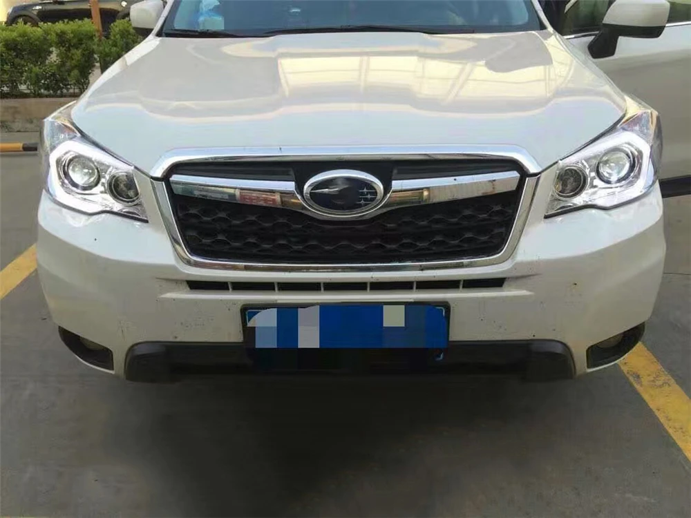 1 пара автомобильный Стайлинг для Subaru Forester фары автомобиля 2013 2014 2015 2016