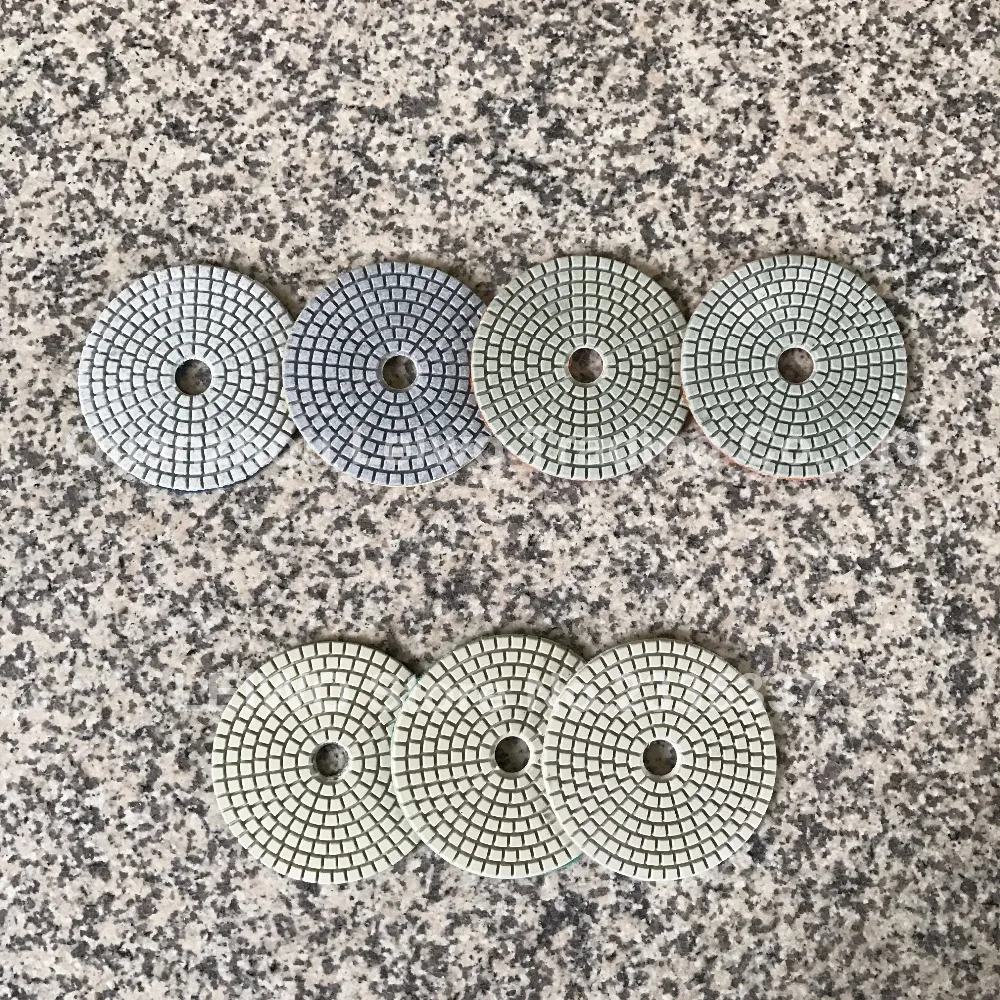 Алмазная влажная полировальная прокладка 4 дюйма (100 мм) гранитные мраморные