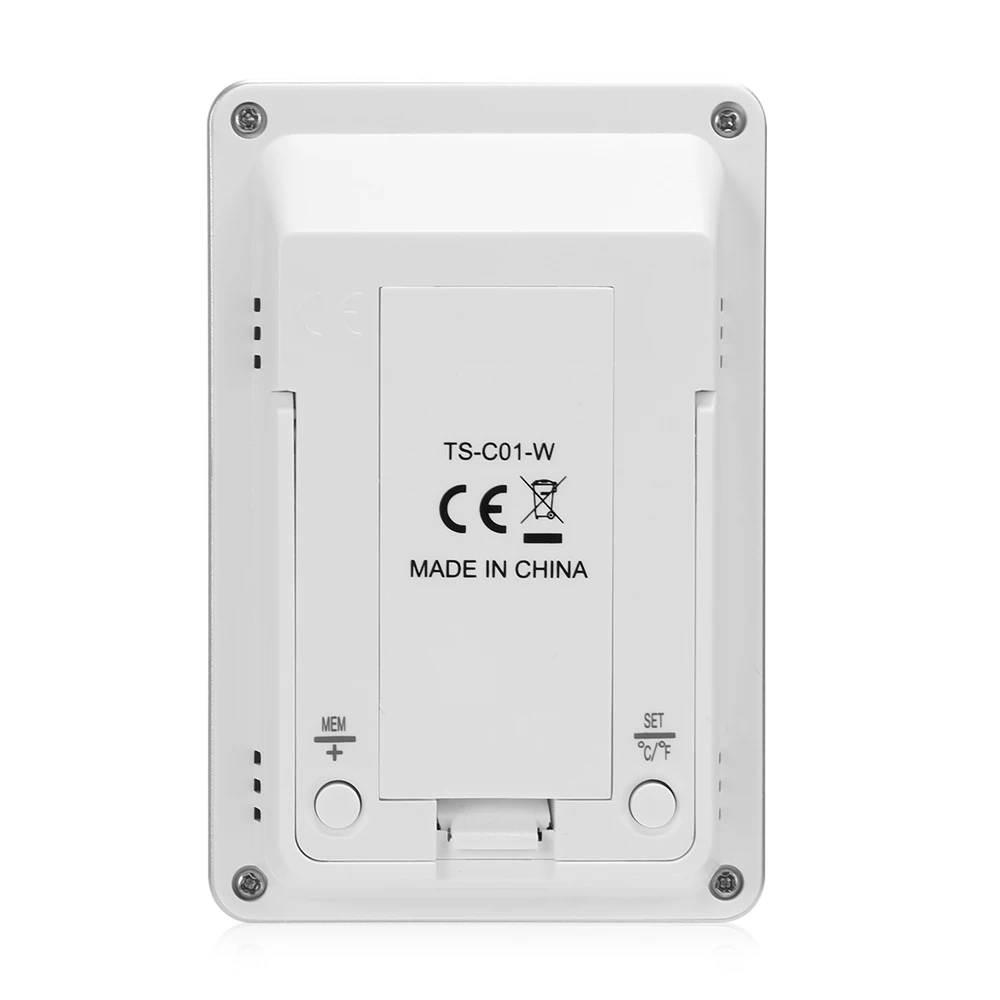 2019 цифровой будильник с датой беспроводной для помещений и улицы термометр