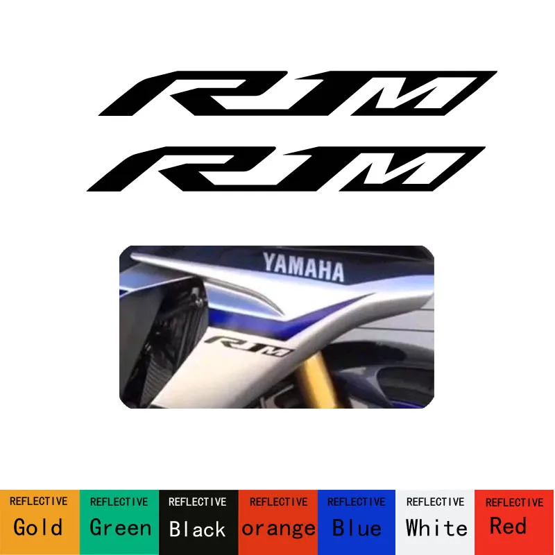 Наклейка с эмблемой для мотоциклов YAMAHA YZF R1, 2 шт.