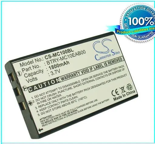 Кэмерон китайско сканер штрих кода аккумулятор сканера 1800 мА/ч 3 7 V для INTERMEC CK1 CN1