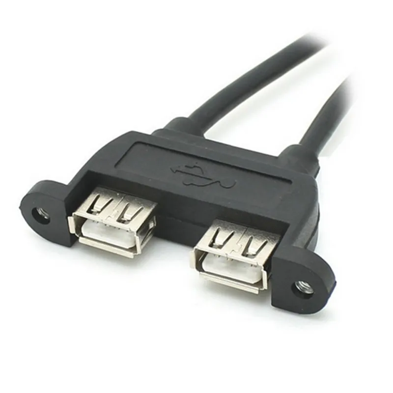 Cablecc CY комбинированный двойной USB 2 0 штекер гнездо Удлинительный кабель 20 см с