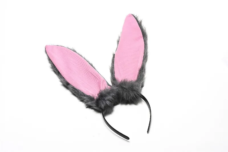 Only Ear Хэллоуин фильм зверополис, Джуди хопс; костюм с рисунком из мультфильма «зверополис», кролик «офицер Джуди» Косплэй костюм - Цвет: Only Ear