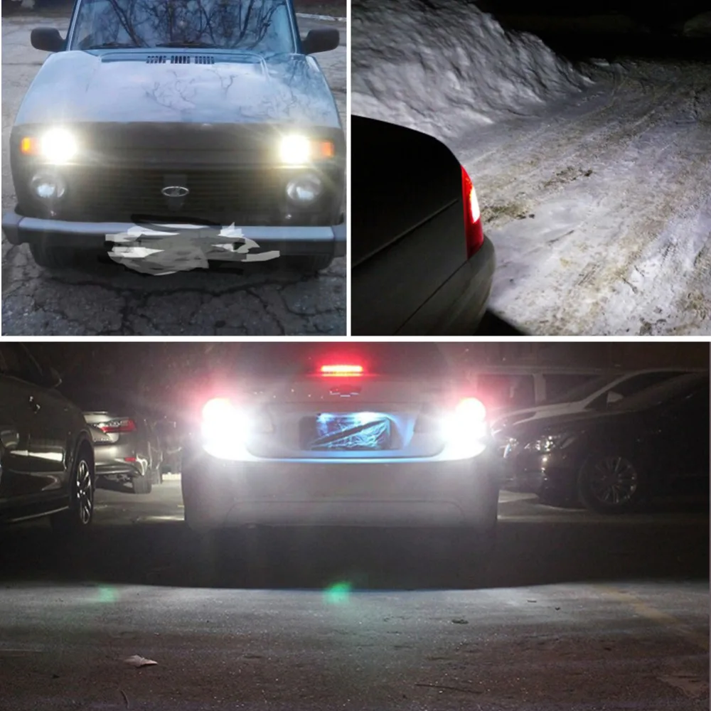 VooVoo Автомобильный светодиодный стоп сигнал 980Lm 1157 P21/5W BAY15d 3030 24SMD Автомобильные