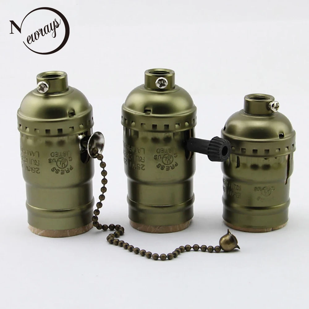 Винтажная модель с ручным переключателем/подвесной светильник E27/E26 Socket