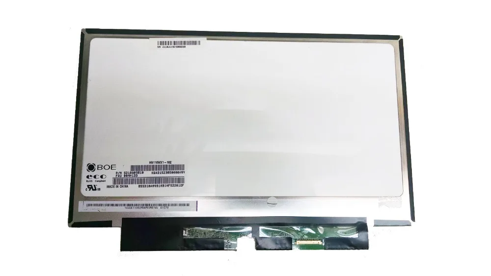 Для смартфона Φ HN116WX1 FRU 00HM133 102 11 6 дюймов ЖК-экран HD 1366X768 eDP глянцевая сменная