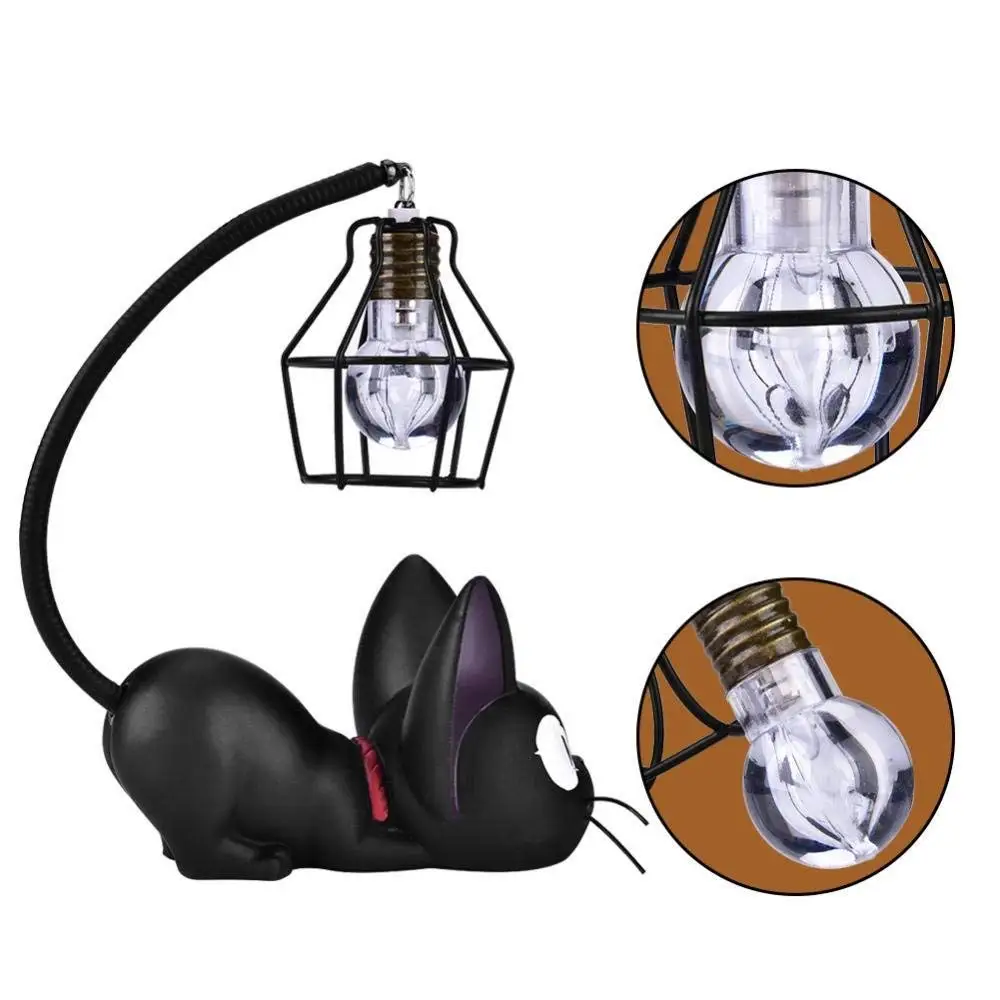 Волшебный мультяшный Кот животные Ночной светильник Luminaria светодиодная Ночная