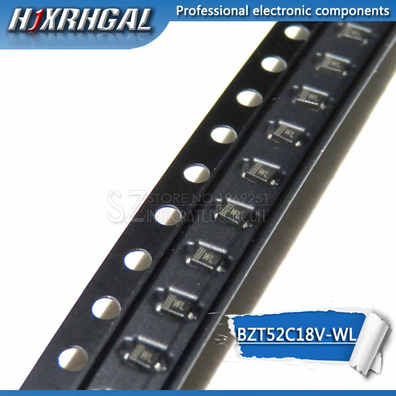 1 катушка 3000 шт. Zener диод BZT52C18V BZT52C SOD 323/123 WL SMD новое и оригинальное HJXRHGAL|Диоды| |
