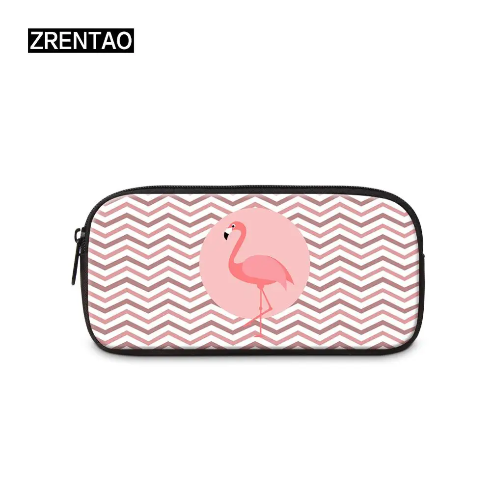 Pencil Box 7 Детские школьные подарки большой емкости пеналы Фламинго печать Офис/студентов многофункциональные Pencilbox школьные принадлежности канцелярские принадлежности - Цвет: Pencil Box 7