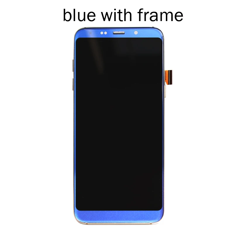 blue with frame BLUBOO S8 PLUS ЖК-дисплей+ сенсорный экран протестированный ЖК-дигитайзер стеклянная панель Замена для BLUBOO S8 PLUS - Цвет: blue with frame