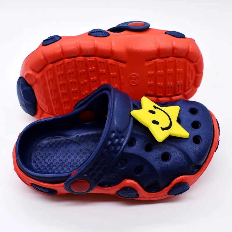 1 пара Летние пляжные сандалии для маленьких мальчиков и девочек Сабо с