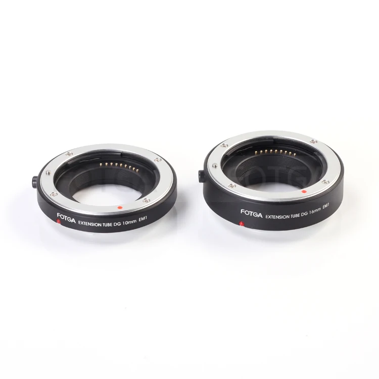 fotga auto focus AF macro extension tube DG set 10mm 16mm for EOSM/M2/M3 EF-M Camera |
