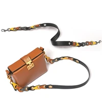 105cm long leather handbag belt bag strap cross body bag wide shoulder strap replacement accessories parts brand design kz0392