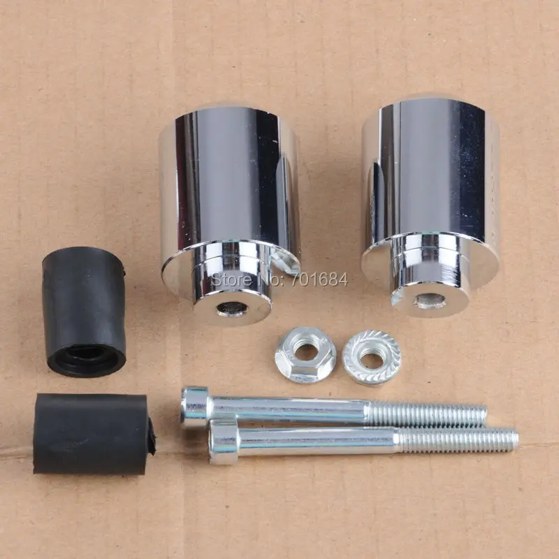 Хромированные колпачки для рукоятки Wotefusi 7/8 дюйма Ducati Monster 600 620 750 черные