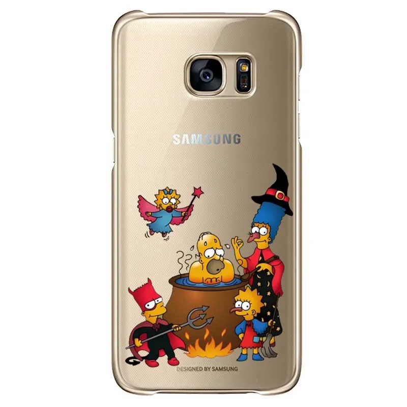 Симпсоны счастливая семья. Для samsung Galaxy J1 J5 J72016/2017 A3 A5 A7 A8 2015 2016 2017 Примечание 8