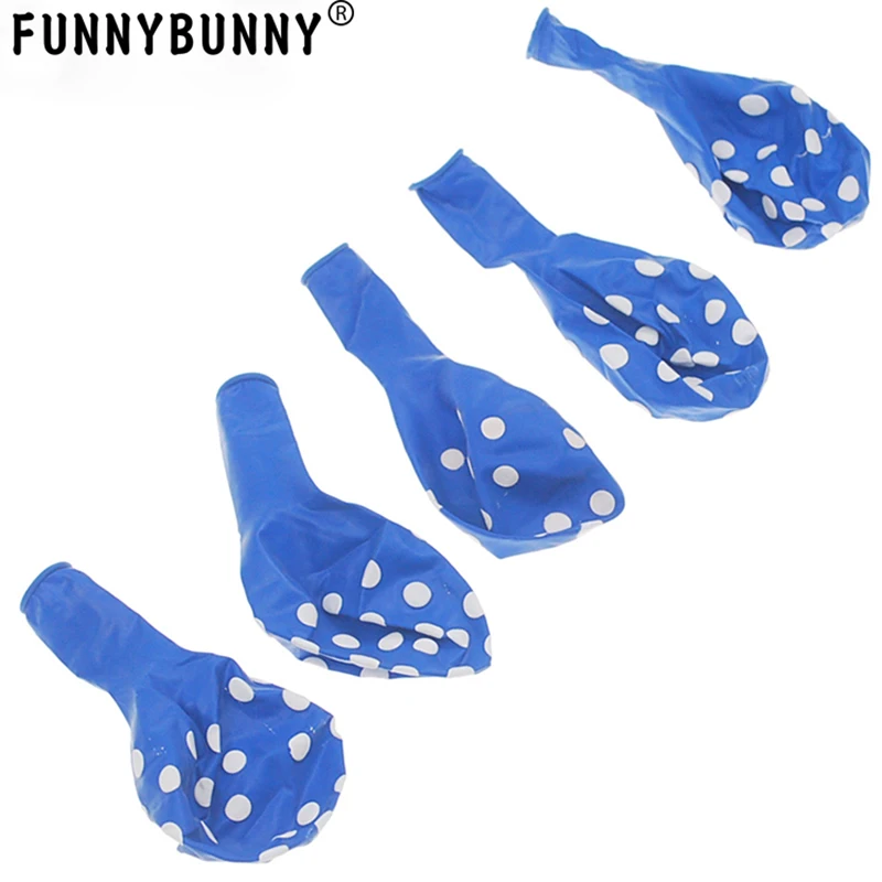 100pcs Assorted Polka Dots Balloon 12&quot Latex Helium Balloons for Wedding Birthday Party Festival Christmas Decorations | Дом и сад