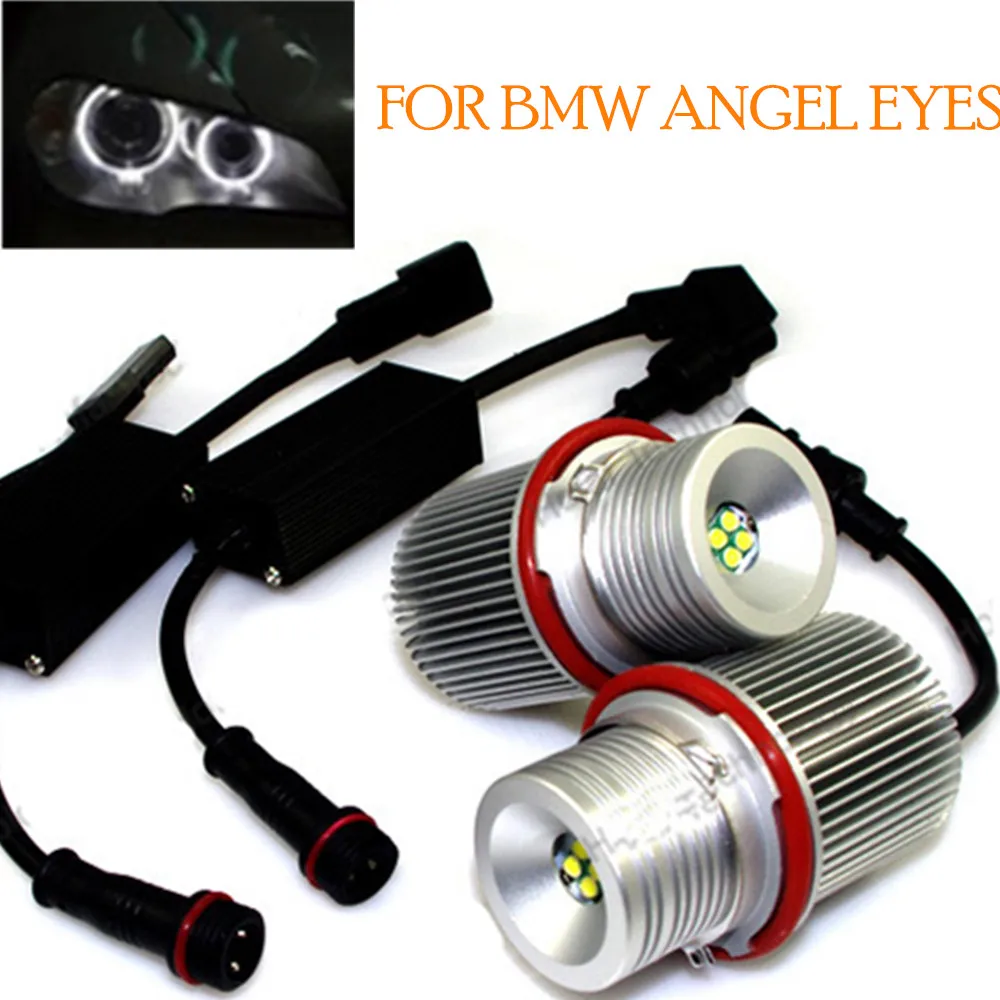 

Bright White for BMW E39 E53 E64 1567 series 2x 40W Angel Eyes LED Marker free shipping