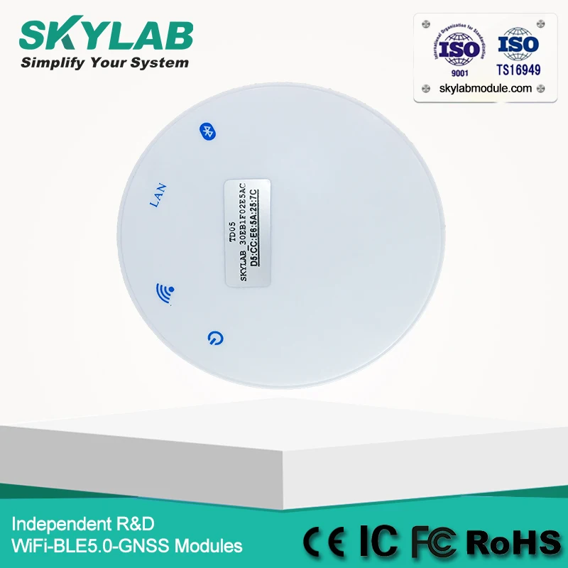 Блок питания PoE с дистанционным управлением FCC/CE/IC/RoHS TD05, 1 Мбит/с, шлюз Bluetooth nRF52832