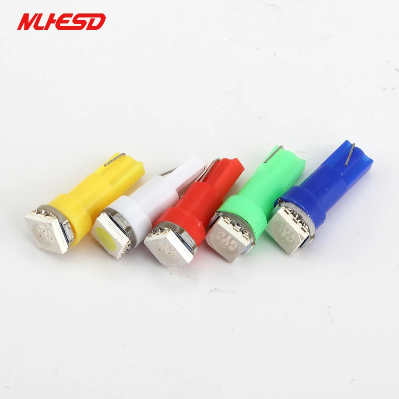 100 шт. Оптовая продажа Детское нижнее белье T5 светодиодный 5050 1SMD инструмент