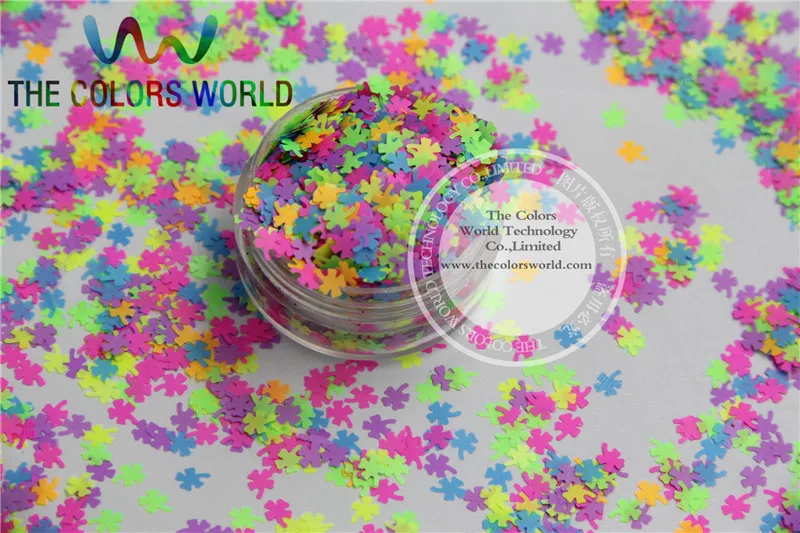 Блестящий неоновый блеск для лака ногтей 4 мм|glitter for nails|solvent resistant glitterglitter glitter |