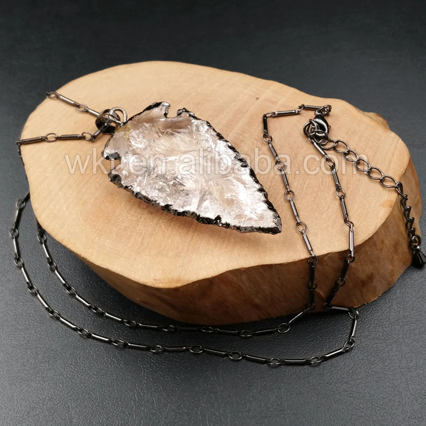 WT N890 оптовая продажа Высокое качество Белый Кристалл Подвеска со стрелой