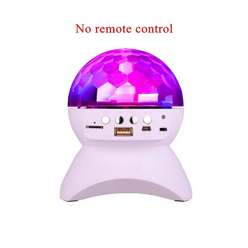Проекционная лампа Bluetooth 3 Вт RGB LED хрустальный магический шар DJ клуб Дискотека