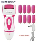 Инструмент KIMISKY Перезаряжаемый для ухода за ногами, Красный вибратор, пилка для пяток, педикюрный инструмент, для удаления омертвевшей кожи ног