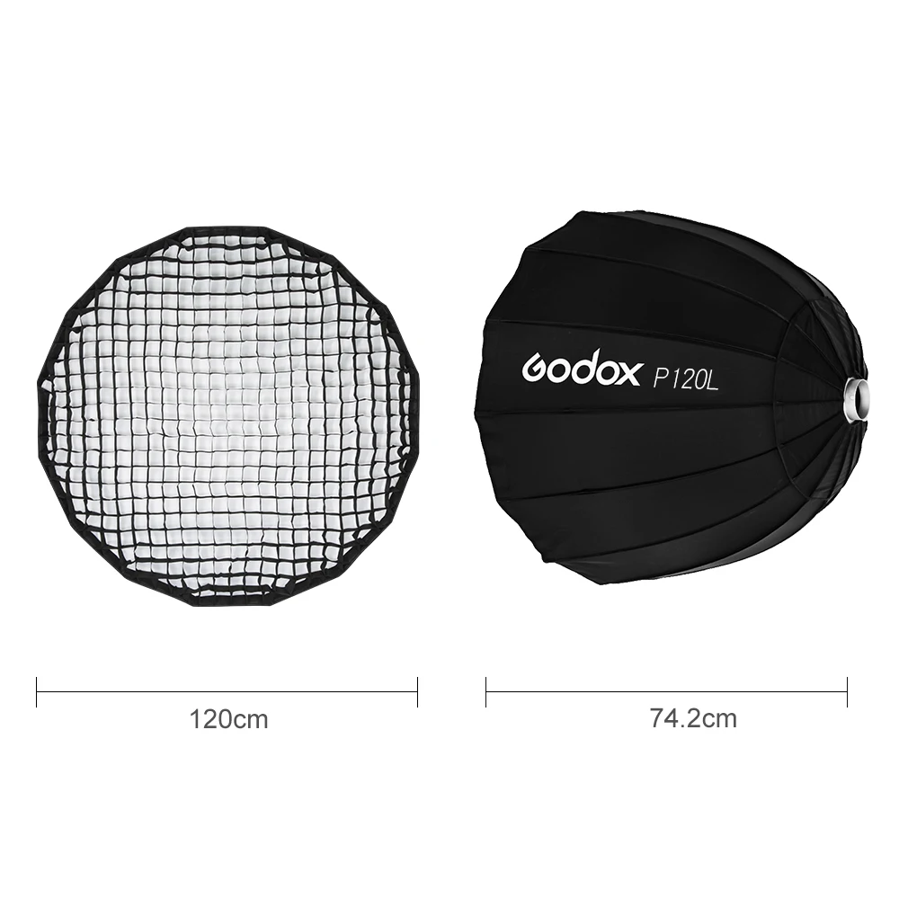 Godox P120L 120 см портативная параболическая сотовая фотовспышка для Bowens Profoto Elinchrom |