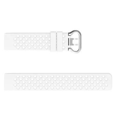 white Силиконовый ремешок для Fitbit Charge 3 ремешок для часов браслет для Fitbit Charge 3 ремешок для часов резиновый спортивный браслет - Цвет: white
