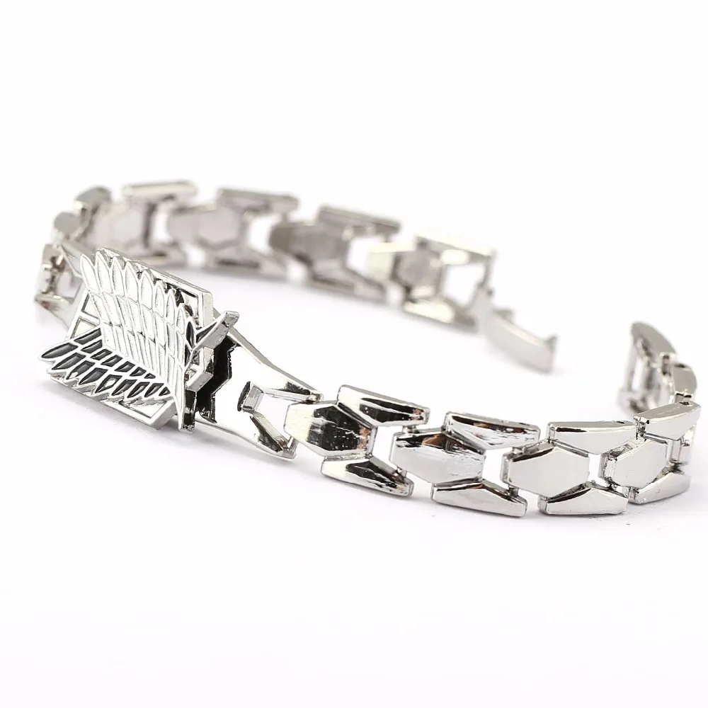 Модный браслет с аниме атака на Титанов вращающийся унисекс для косплея браслеты