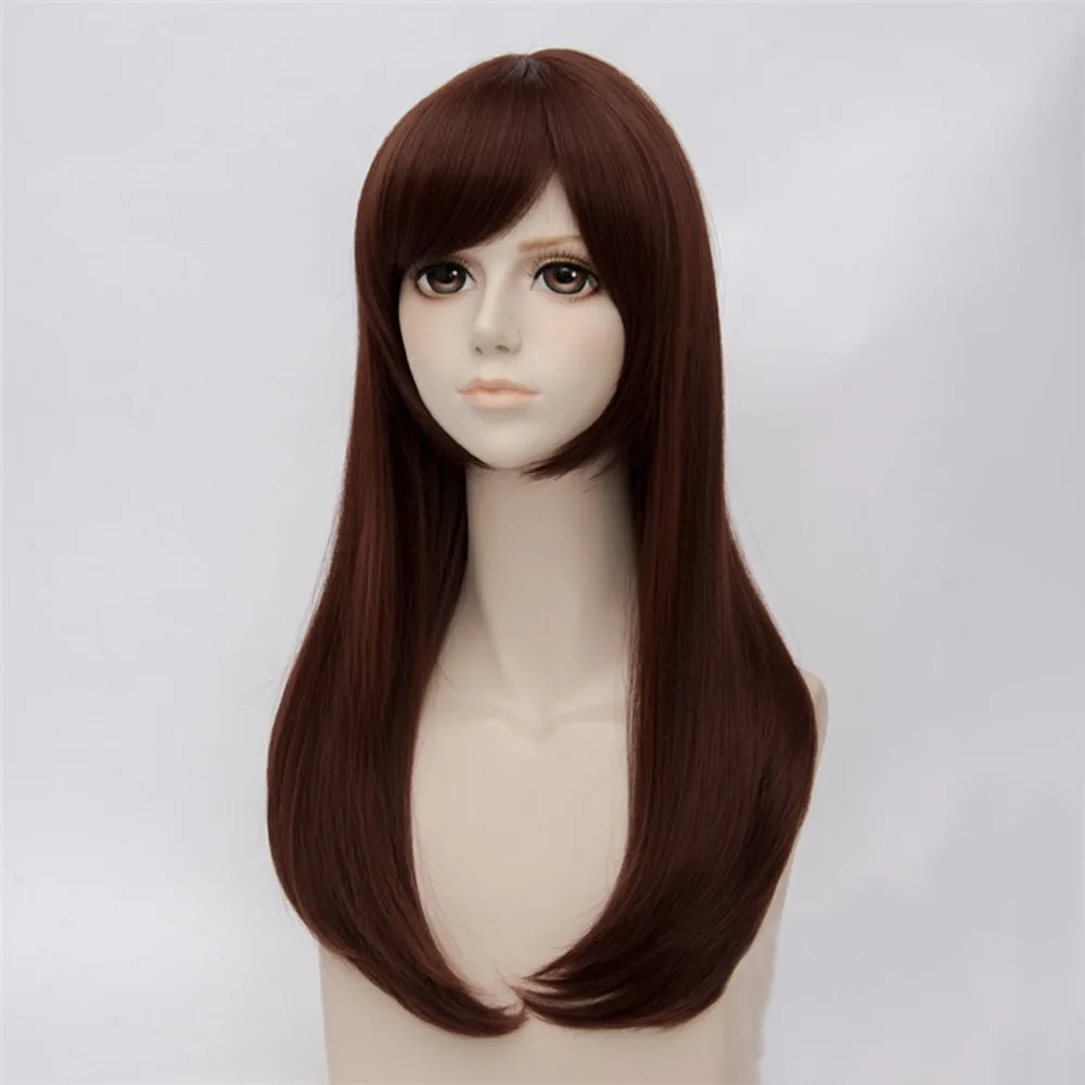 Only wig Игра Overwatch Dva Косплей Костюм 3D печать Дамская и женская одежда D VA Дамский Косплей два зентай личра Dva бодису - Цвет: Only wig