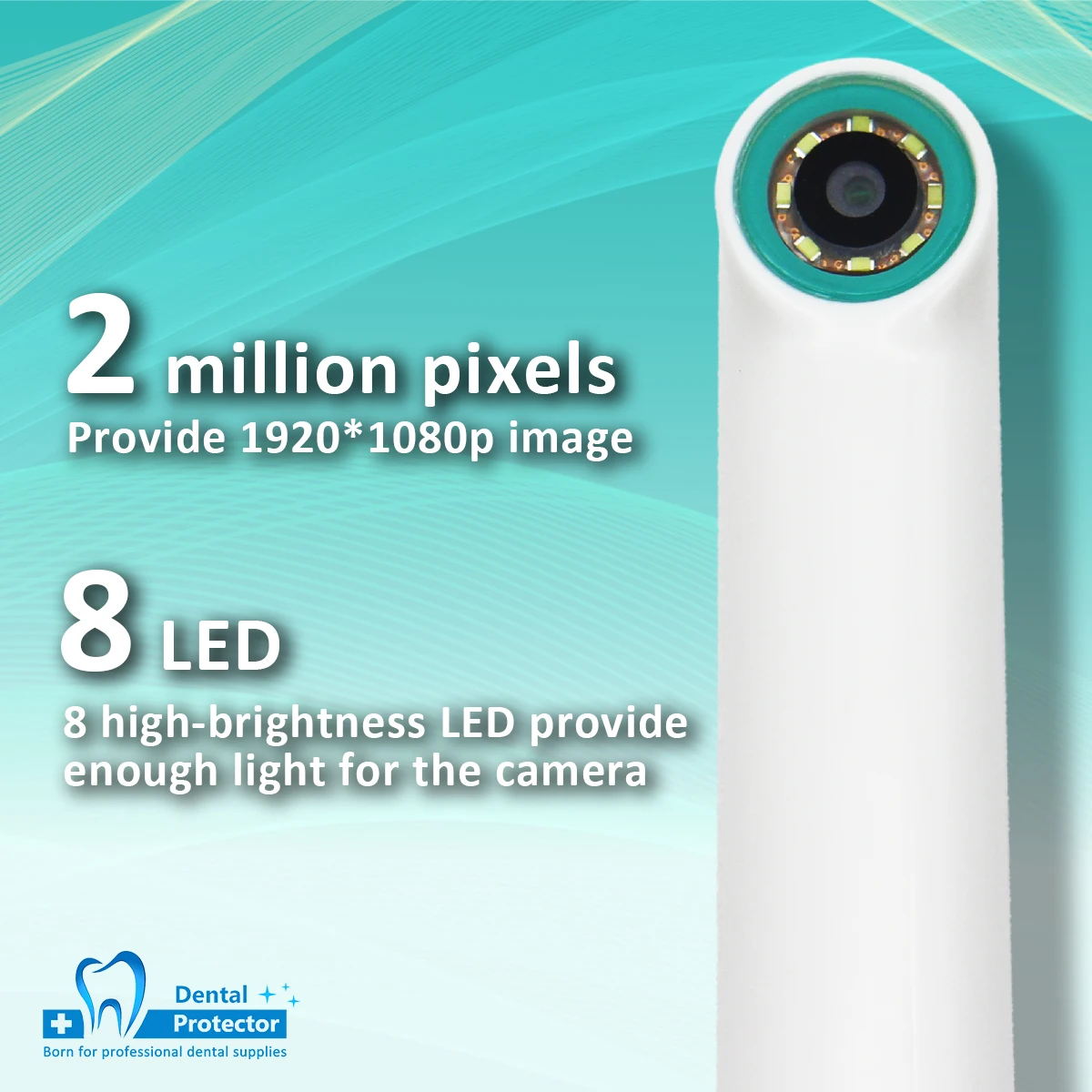 Wireless WiFi HD USB Oral Dental Camera Intraoral Endoscope Dentist Device LED Light Real-time Video Inspection Teeth Whitening