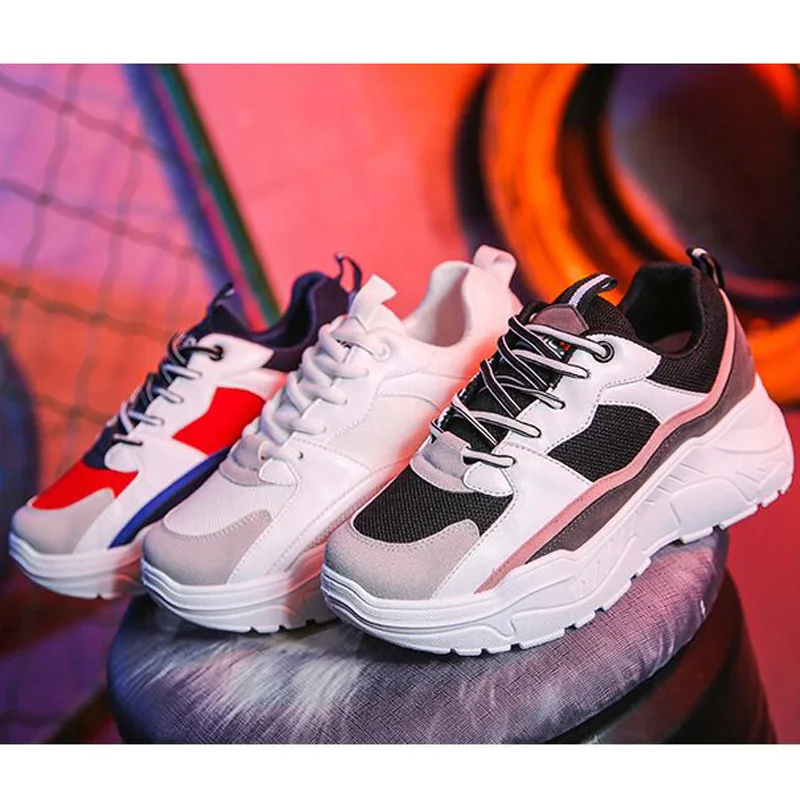 Кроссовки Женская обувь 2019 модные кроссовки женские на массивной платформе