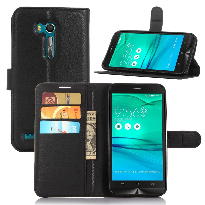 Роскошный кожаный чехол для ASUS ZenFone Go ZB551KL/ZenFone ТВ 5 дюймов флип защитный телефон