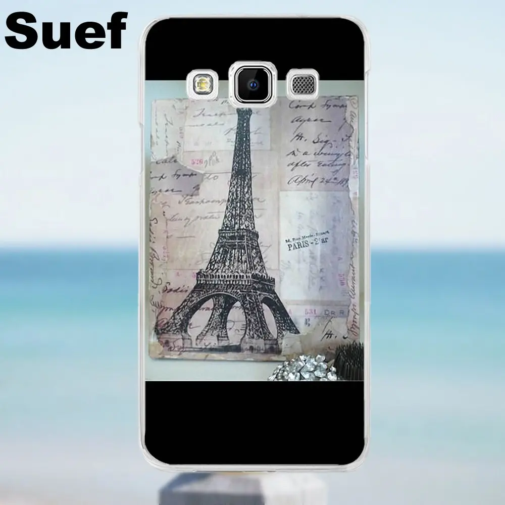 Винтажный чехол La Tour Eiffel On Postard из ТПУ новый стиль уникальный для Galaxy Alpha Core Prime Note 2