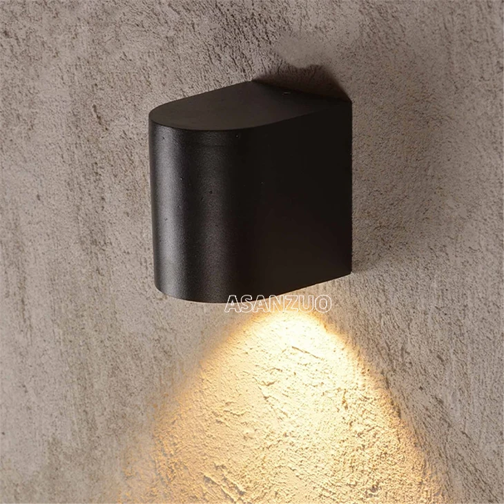 Small Light 3W LED Wall Lamp Sconce Waterproof Porch Light Modern LED Wall Light Balcony Fence Villas Community Walls lighting