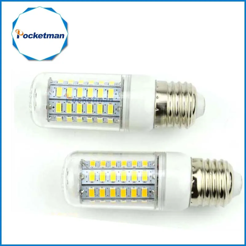 Светодиодная лампа E27 E14 220 В переменного тока SMD 5730 светодиодная кукуруза