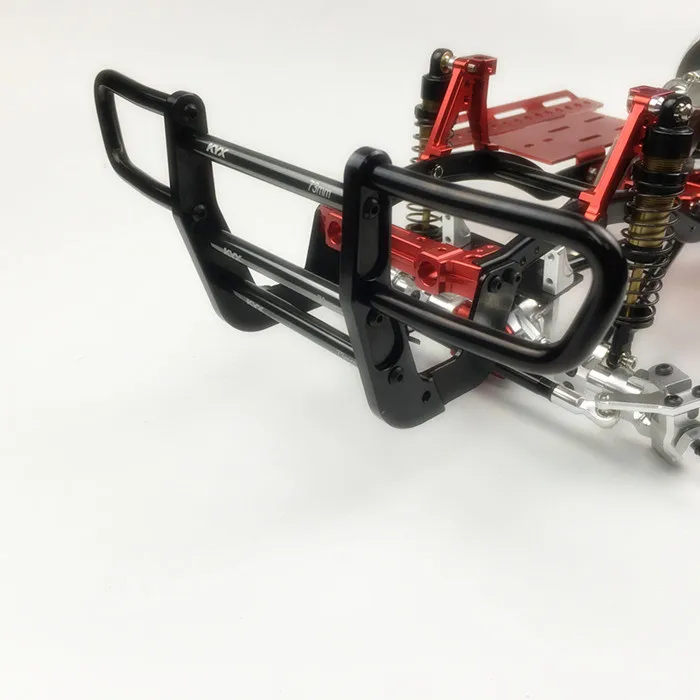 1 комплект осевой scx10-II CNC передний бампер алюминиевый Анти-столкновение бар