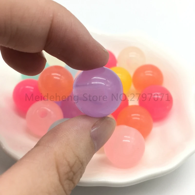 Фото Акриловые бусины 4 мм круглая цветная конфета ручной детский аксессуар для волос