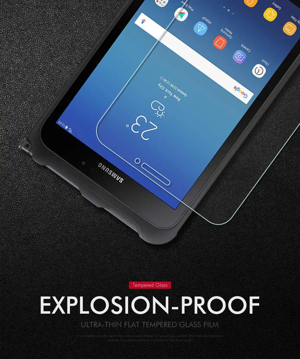 Закаленное стекло для samsung Galaxy Tab Active 2 8,0 дюйма 9H ультратонкая защитная пленка из закаленного стекла для планшета