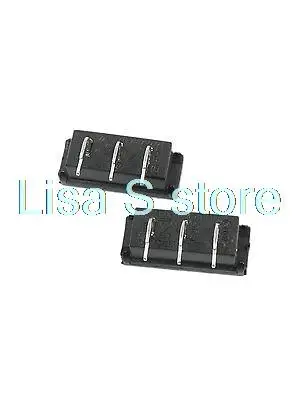 2Pcs AC115V-230V 3-Pin 2 Position SPDT 1NO 1NC 90 Degree Rectangle Slide Switch |