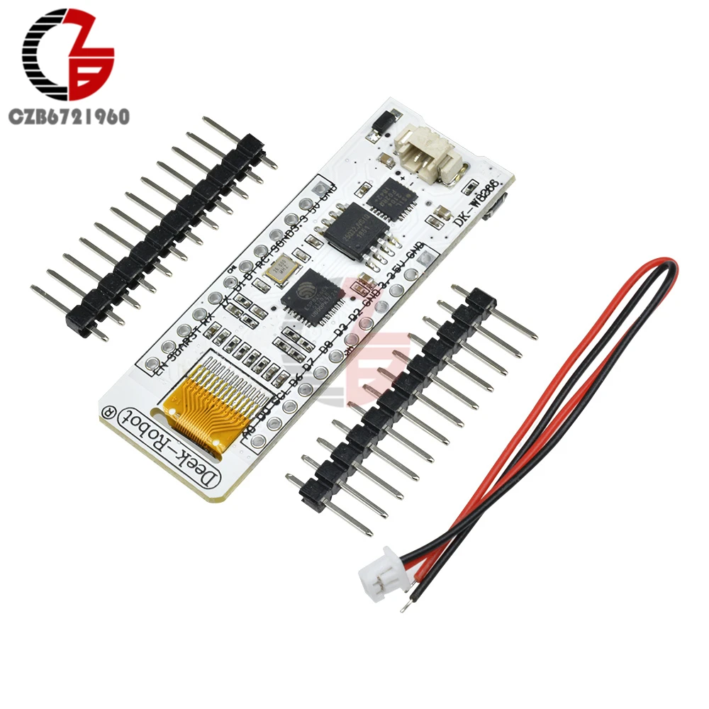 0 91 дюйма OLED ESP8266 беспроводная Wi-Fi макетная плата 128x32 P2014 IIC I2C SPI PWN Micro USB 32 Мб антенна
